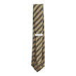 Umit Benan Monotone Brown Stripe Tie