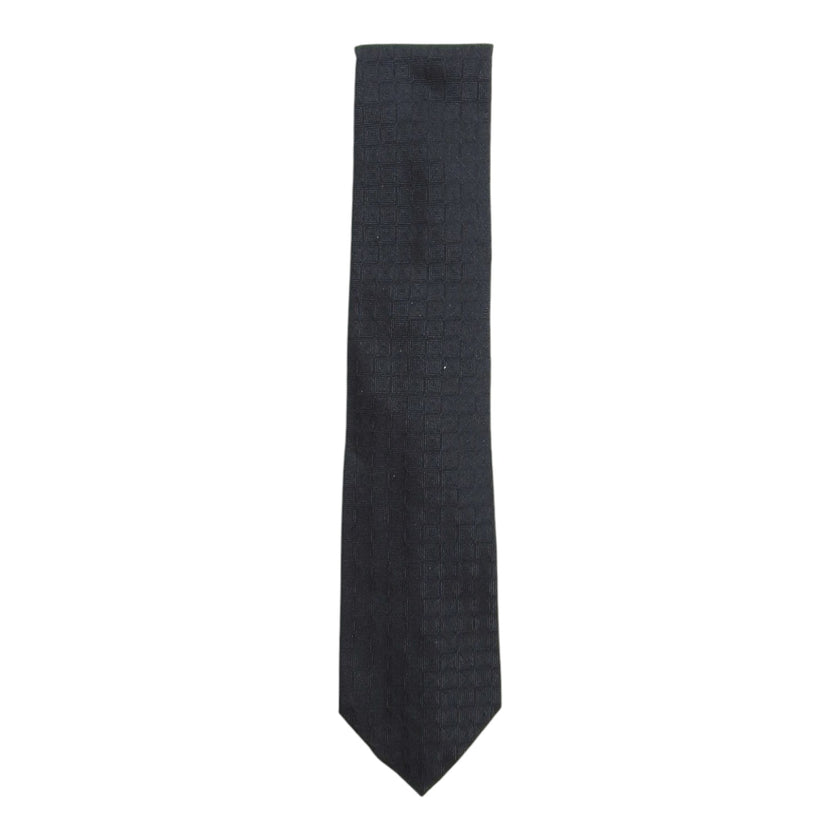 Salvatore Ferragamo Black Square Patterned Tie
