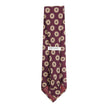 Giorgio Armani Burgundy/Gold Patterned Tie