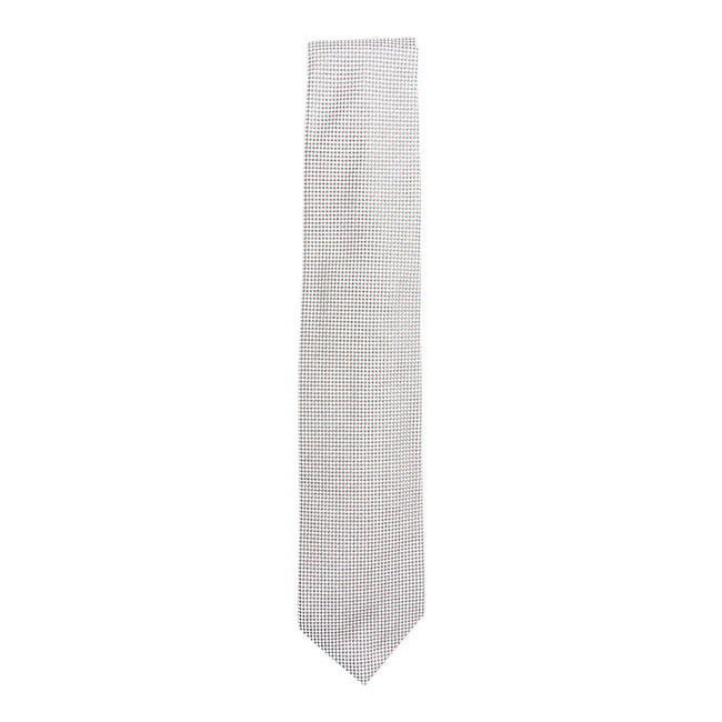 Drake's Teal/Orange Check Tie