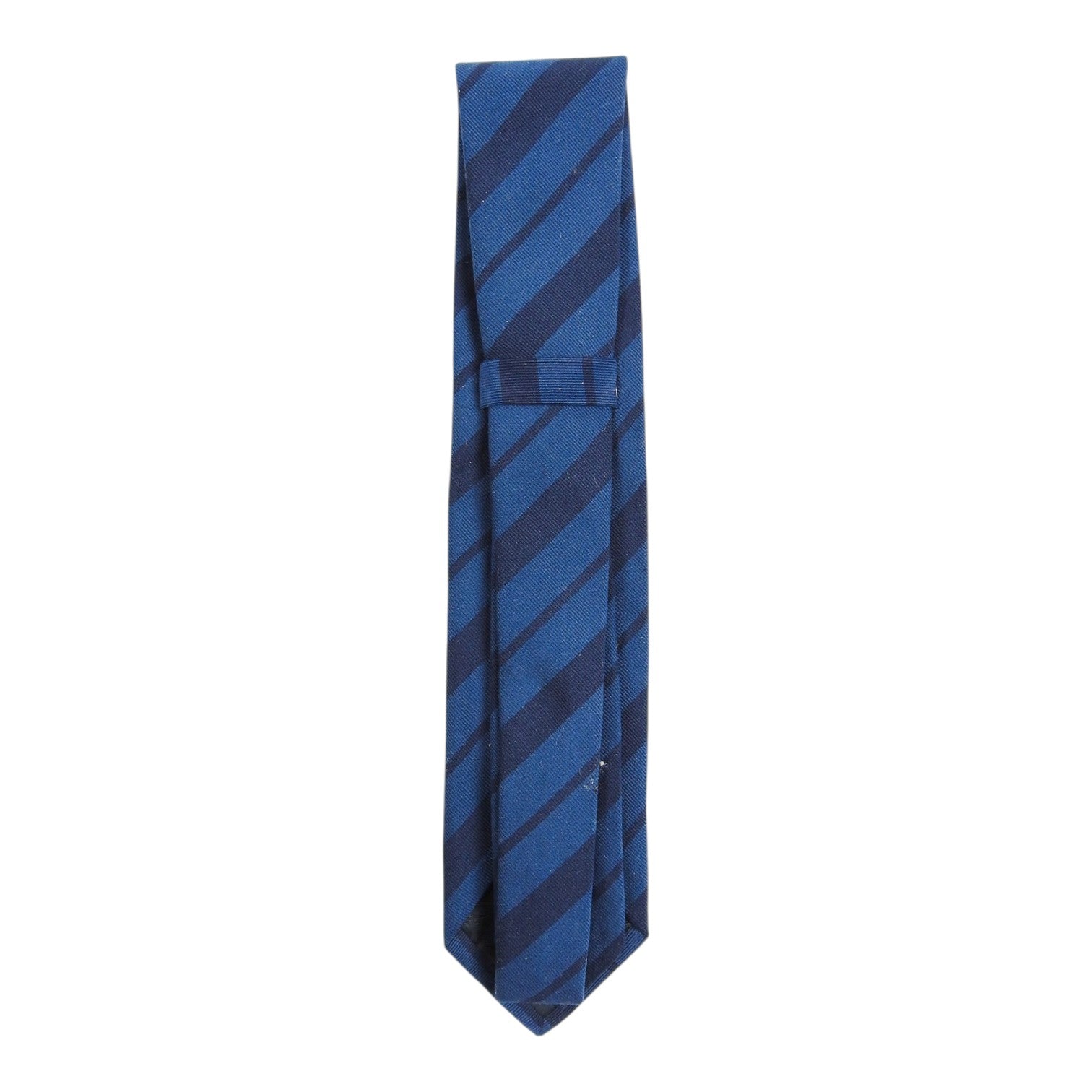 Drake's Monotone Blue Stripe Tie