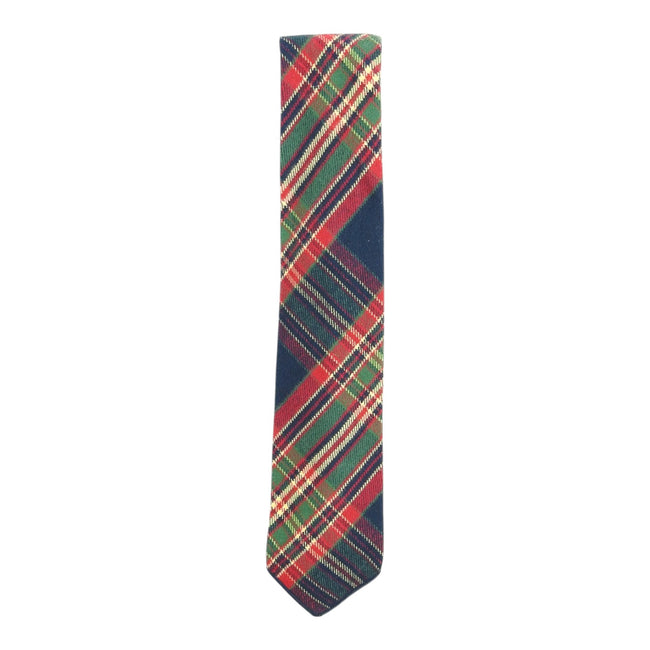 Engineered Garments Red/Green/Tan/Black Plaid Tie