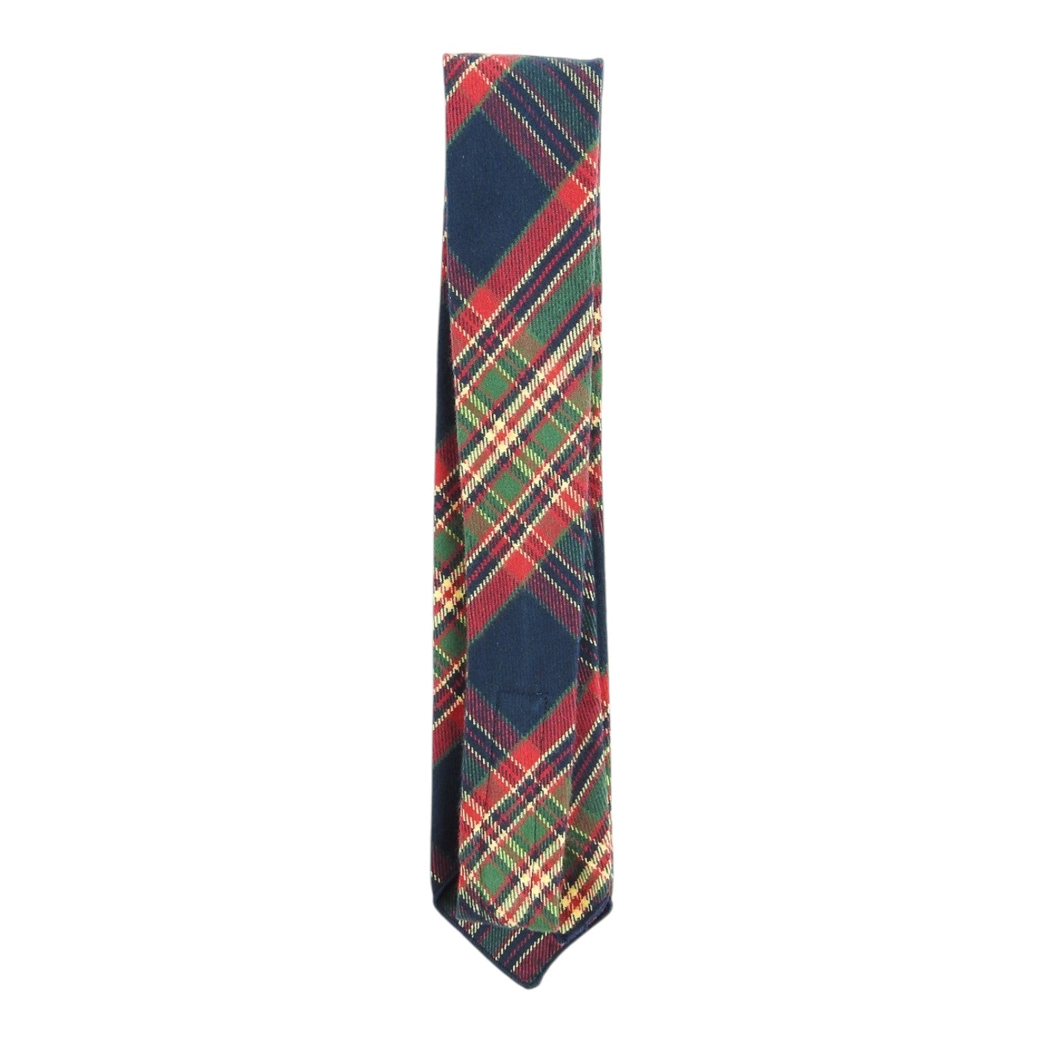 Engineered Garments Red/Green/Tan/Black Plaid Tie