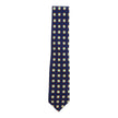 Drake's Orange/Blue Squared Patterned Tie