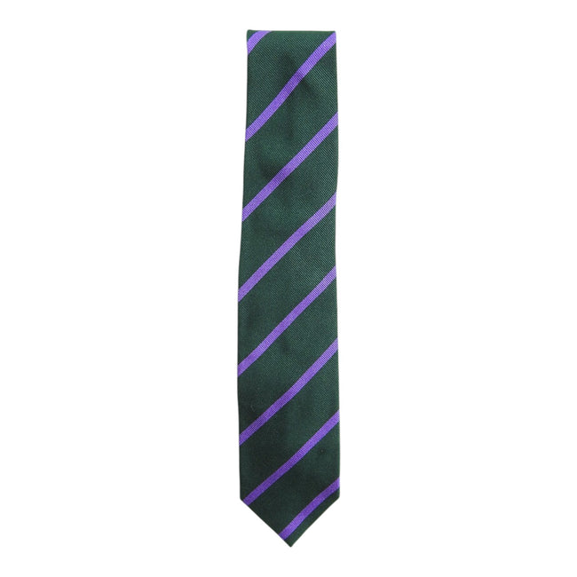 Michael J. Drake Green/Purple Stripe Tie