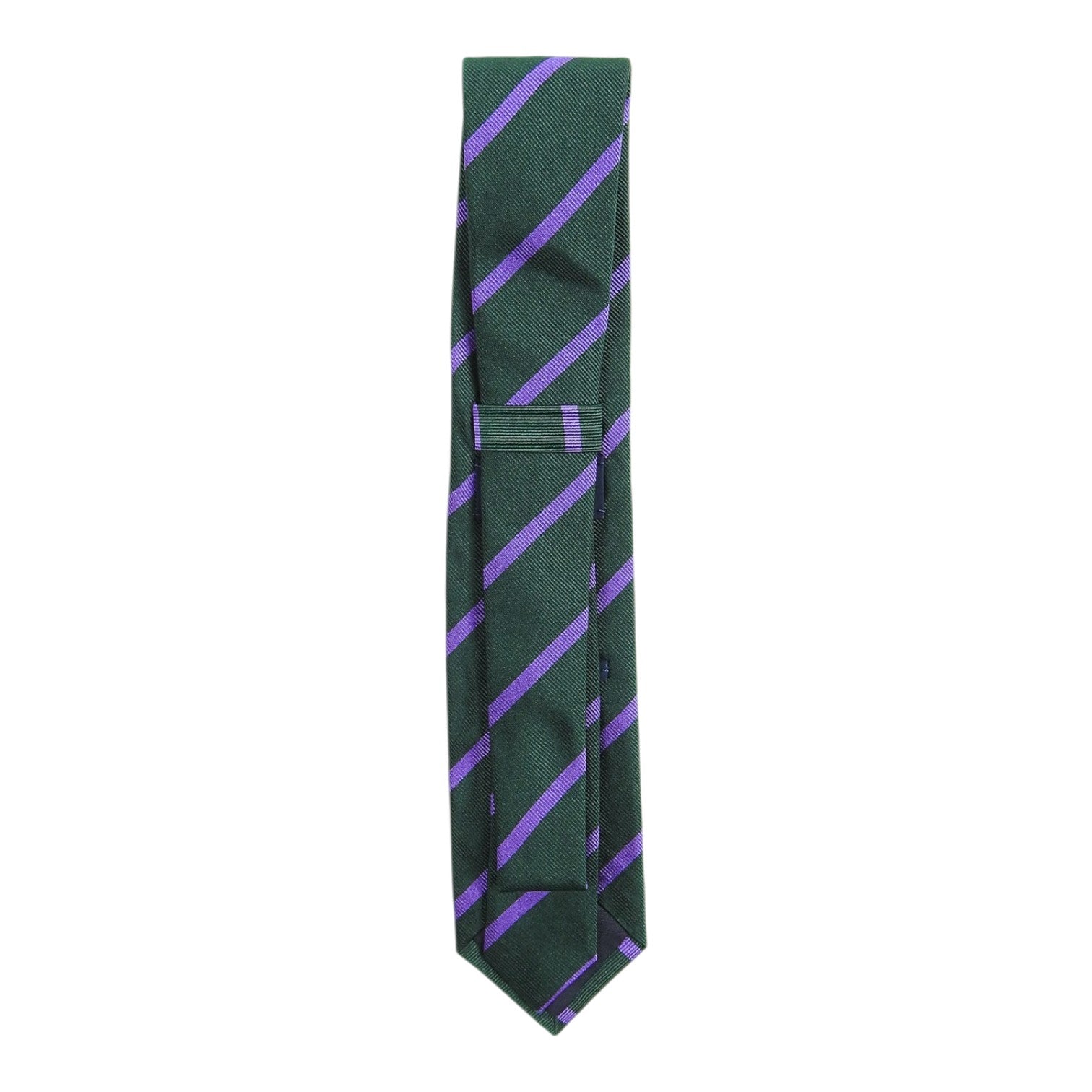 Michael J. Drake Green/Purple Stripe Tie