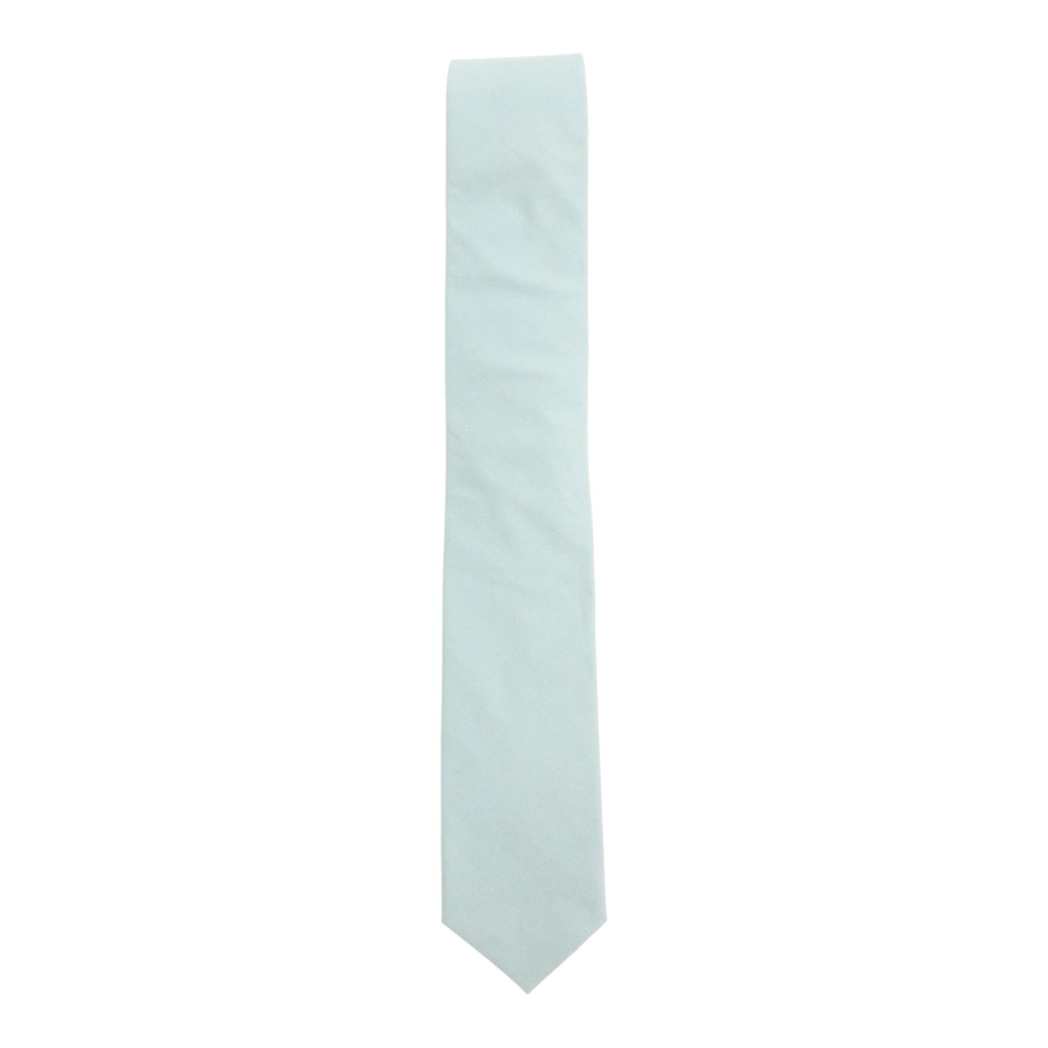 Officine General Light Blue Cotton Tie