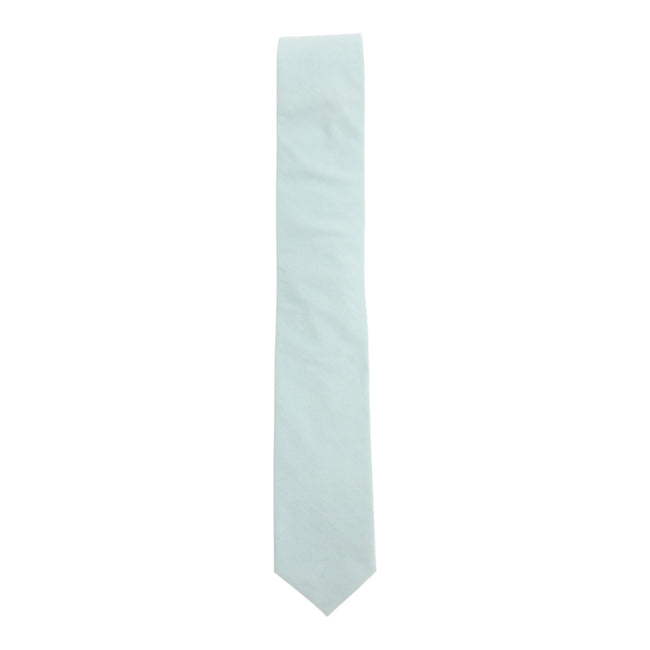 Officine General Light Blue Cotton Tie