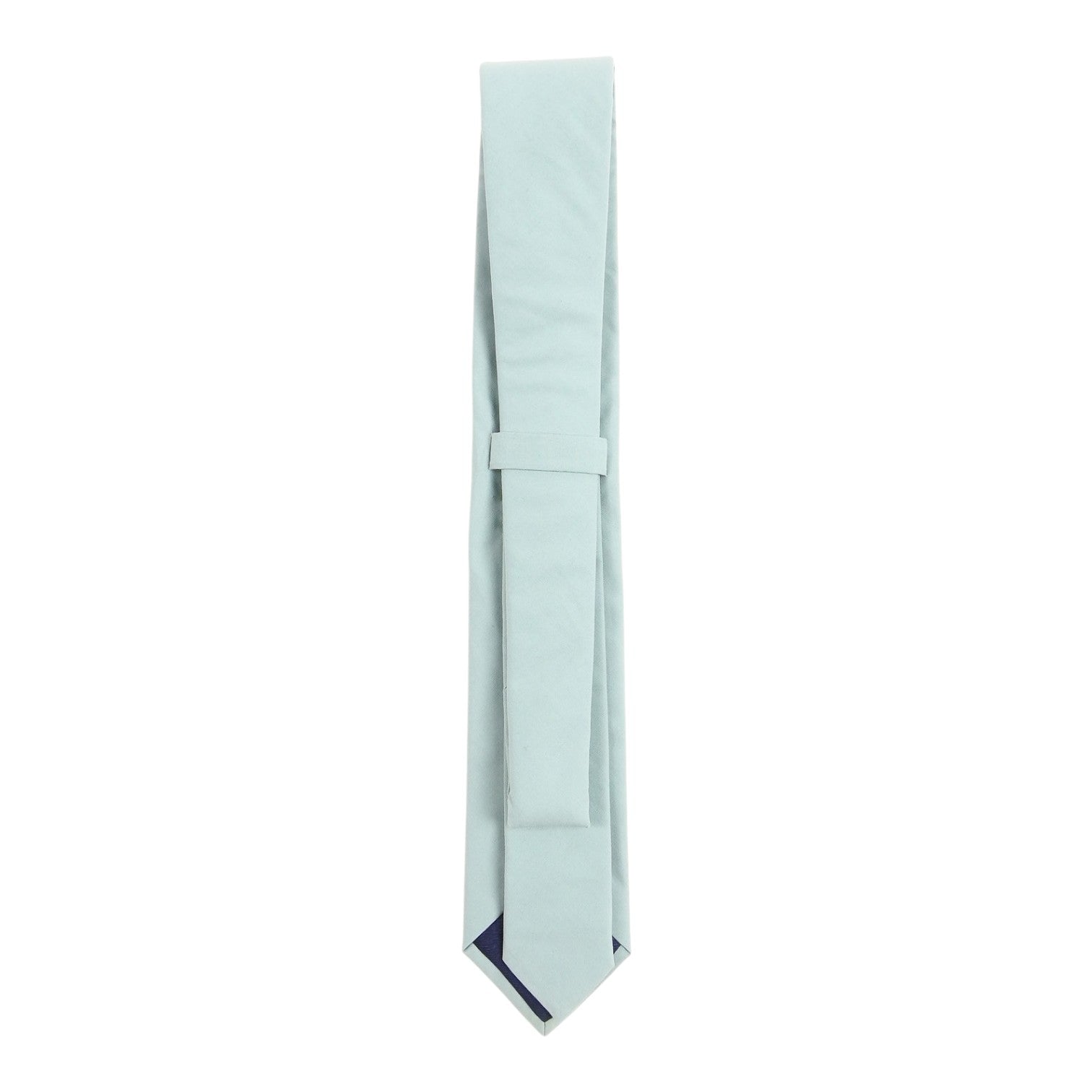 Officine General Light Blue Cotton Tie