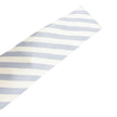 Giorgio Armani White/Grey Striped Tie