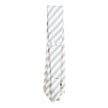 Giorgio Armani White/Grey Striped Tie