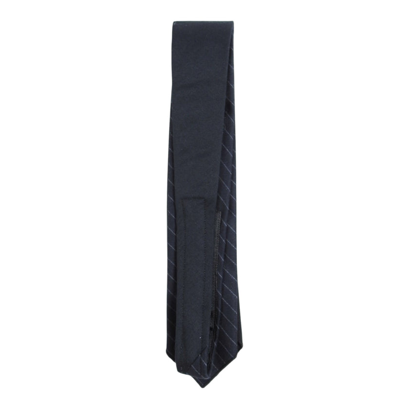 Engineered Garments Black/Navy Pinstripe Reversable Tie
