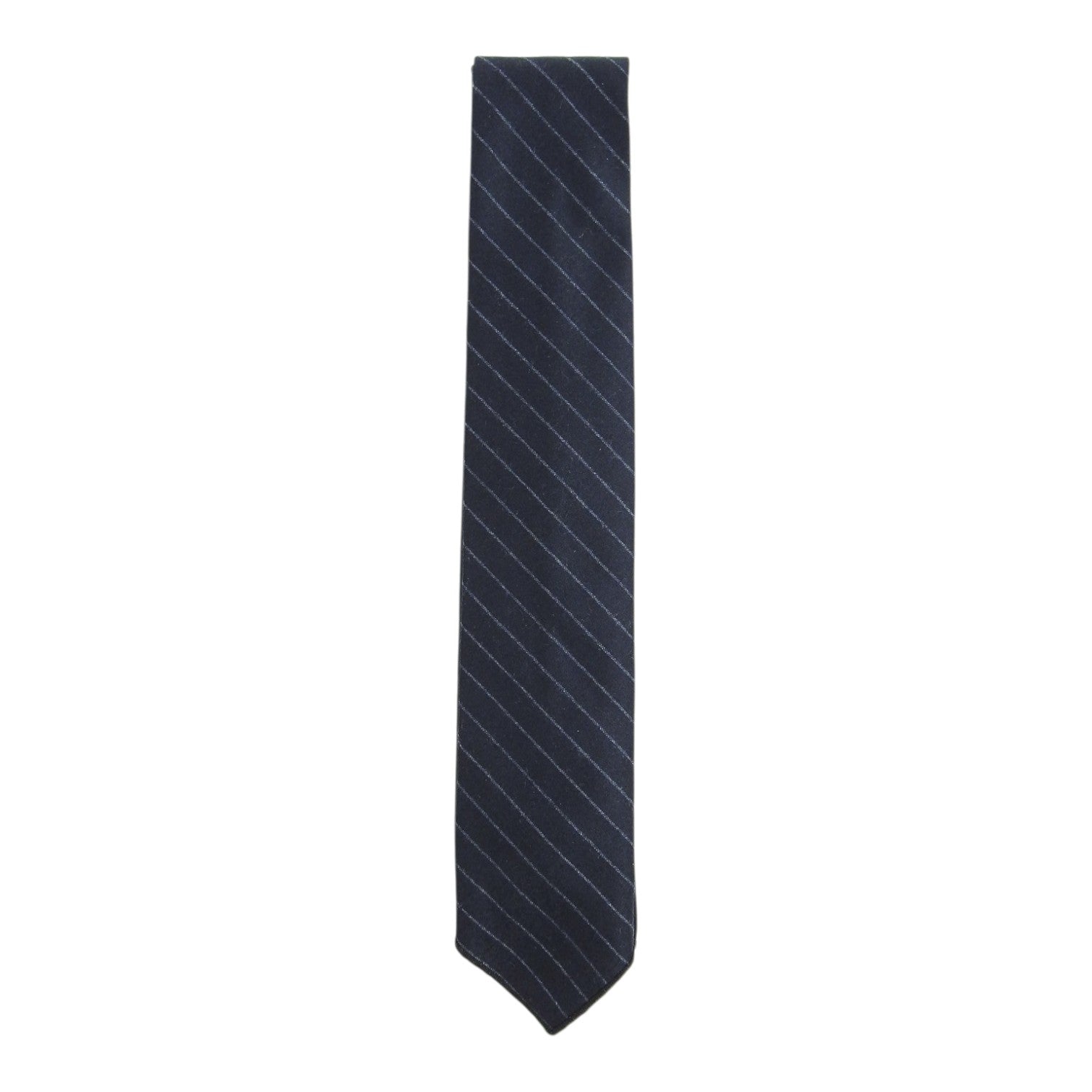 Engineered Garments Black/Navy Pinstripe Reversable Tie