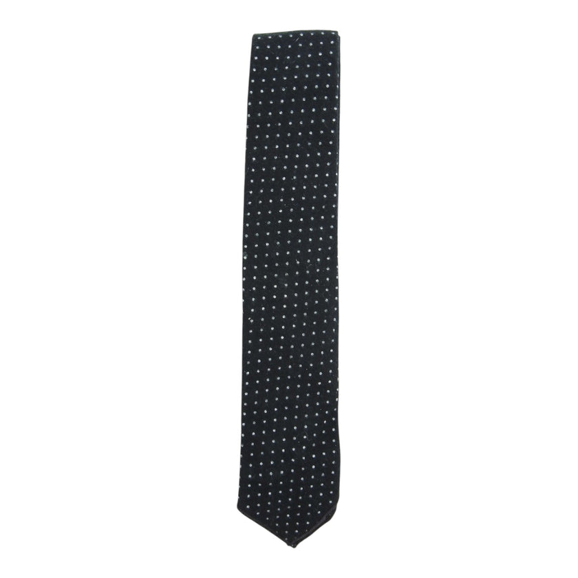 Engineered Garments Black Blue/Grey Polka Dot Reversable Tie
