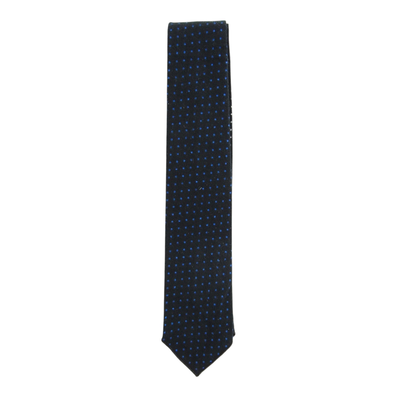 Engineered Garments Black Blue/Grey Polka Dot Reversable Tie