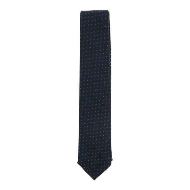 Engineered Garments Black Blue/Grey Polka Dot Reversable Tie