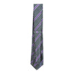 Ermenegildo Zegna Grey/Purple/White Stripe Tie