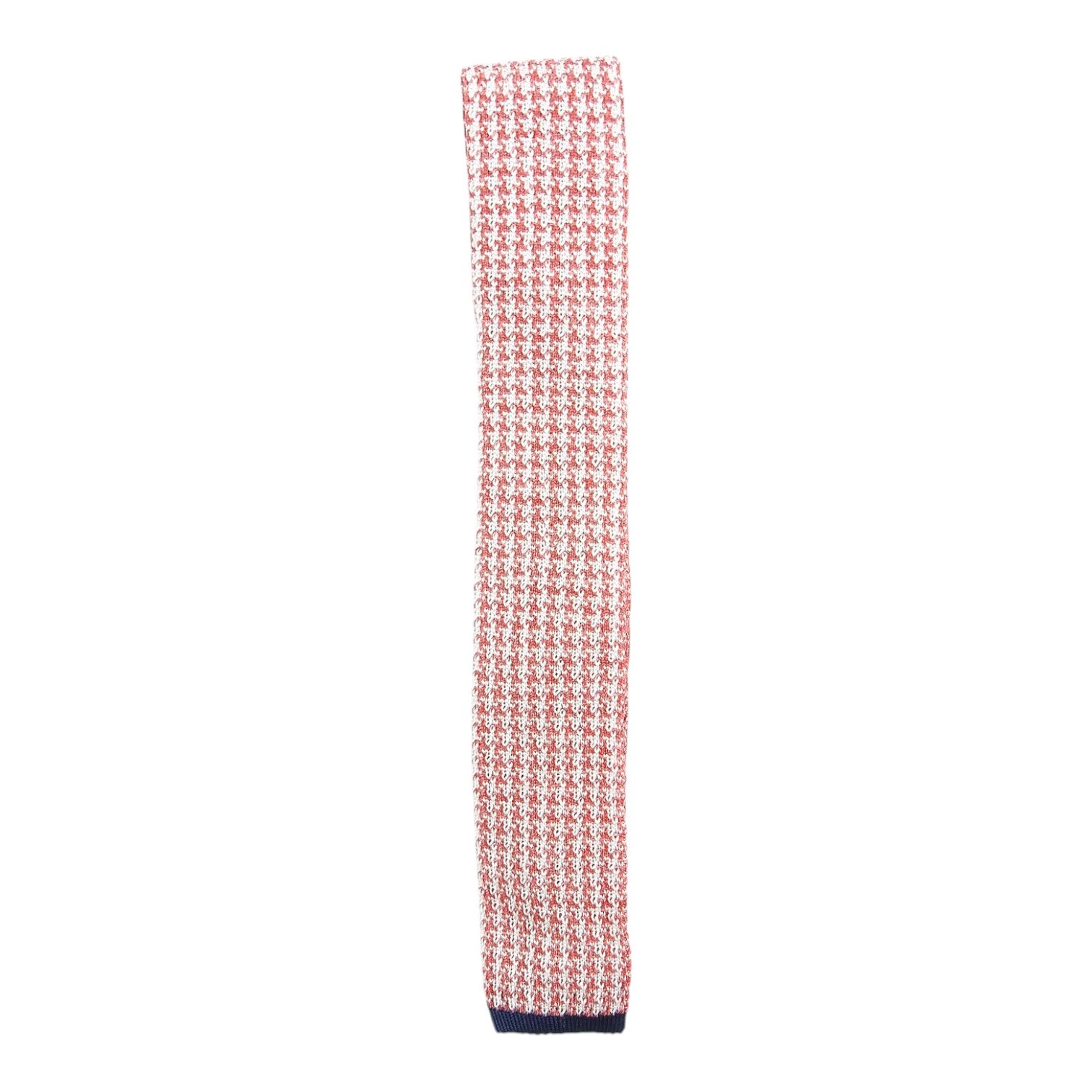 Barba White/Red Knit Tie