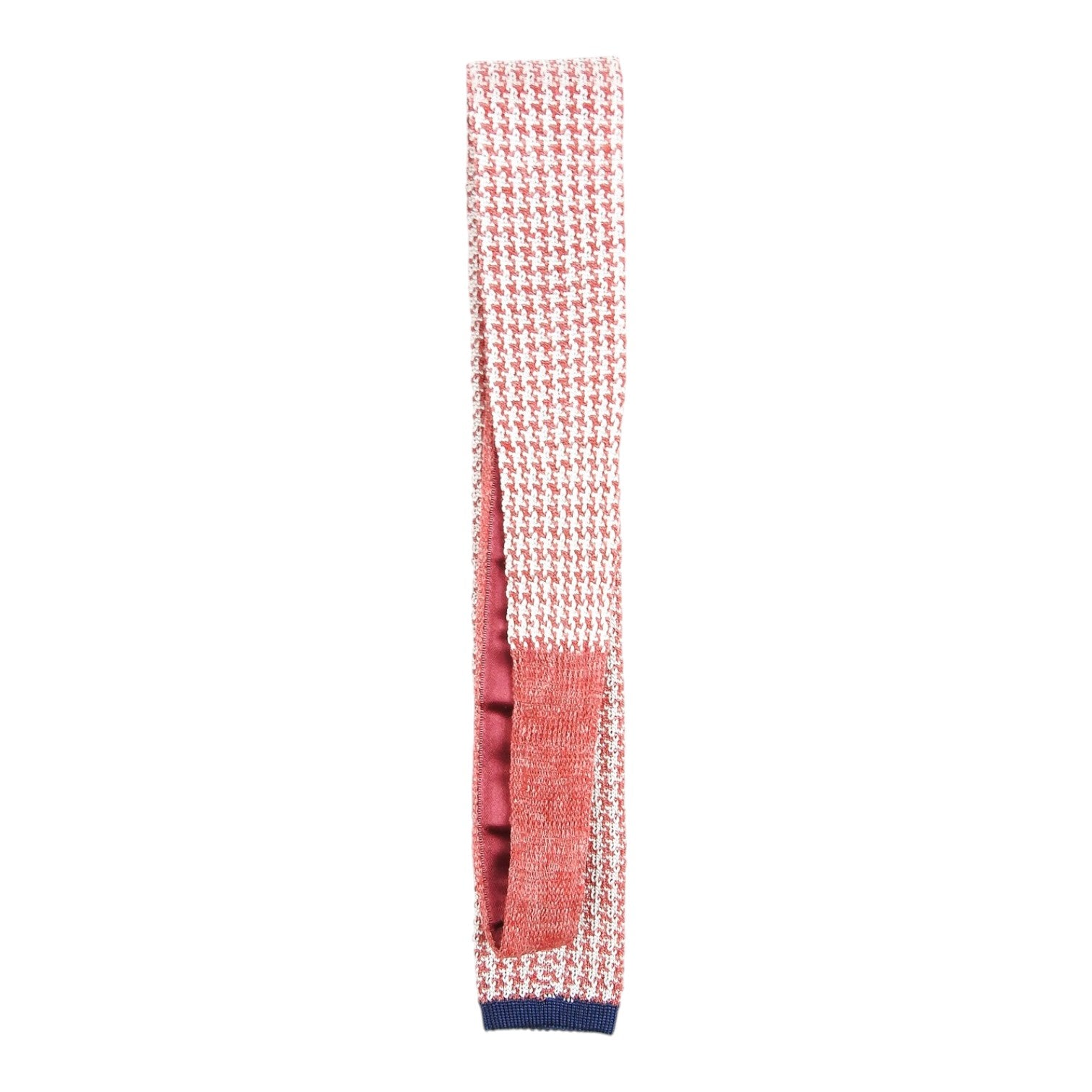 Barba White/Red Knit Tie