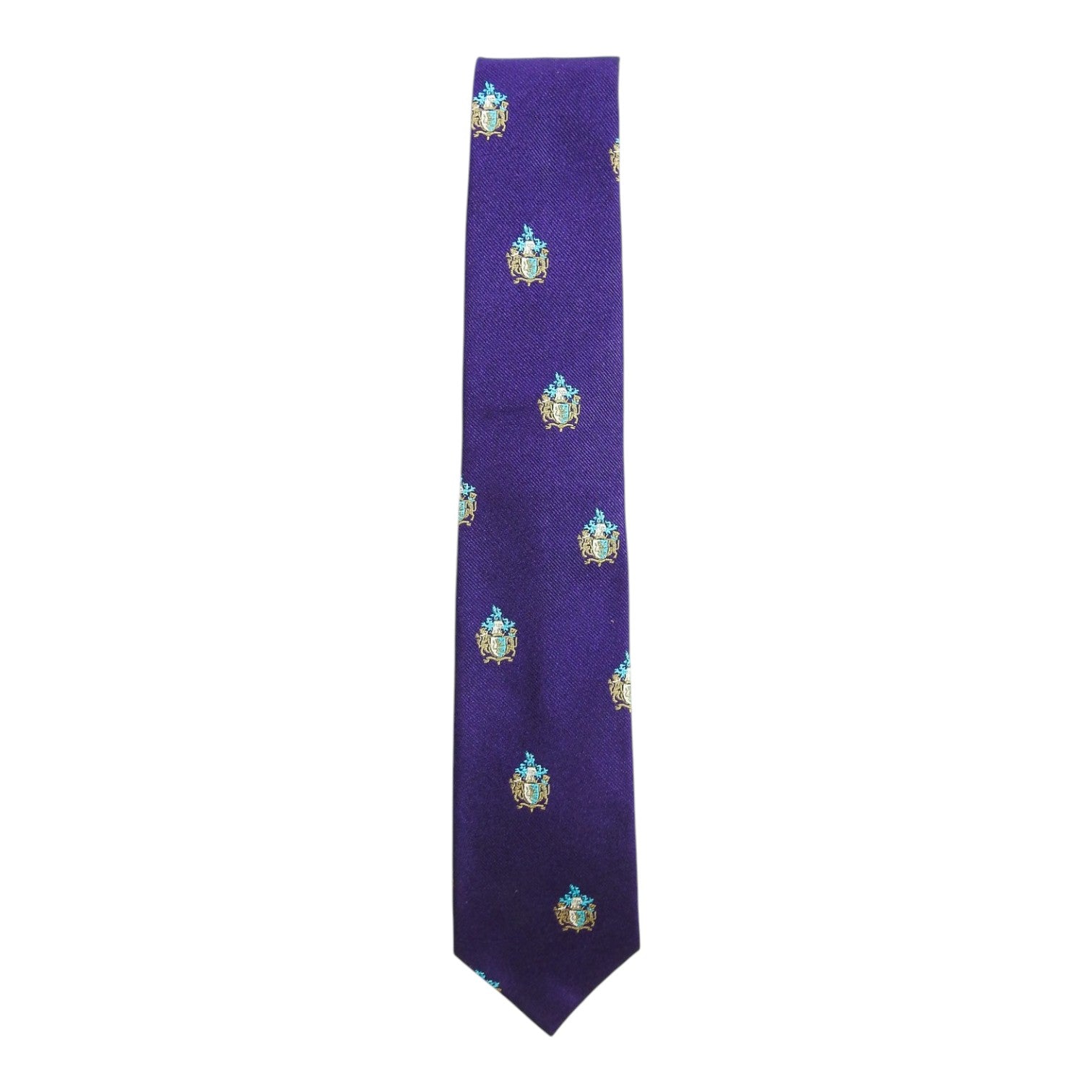 Michael J. Drake Purple Crest Tie