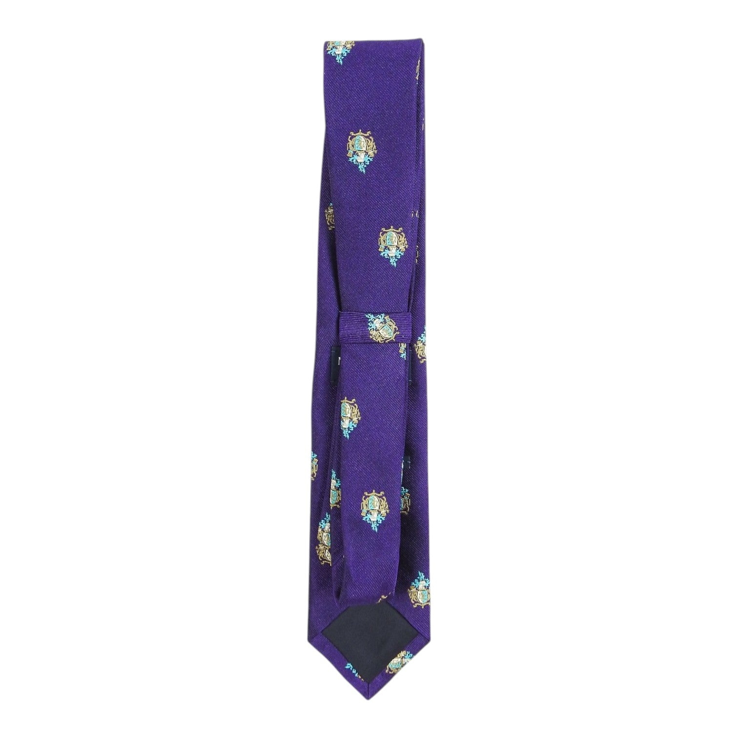 Michael J. Drake Purple Crest Tie