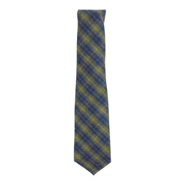 Isaia Blue/Yellow Plaid Tie