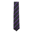 Michael J. Drake Black/Purple Striped Tie
