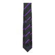 Michael J. Drake Black/Purple Striped Tie