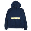 Supreme Navy Logo Hoodie Size XL