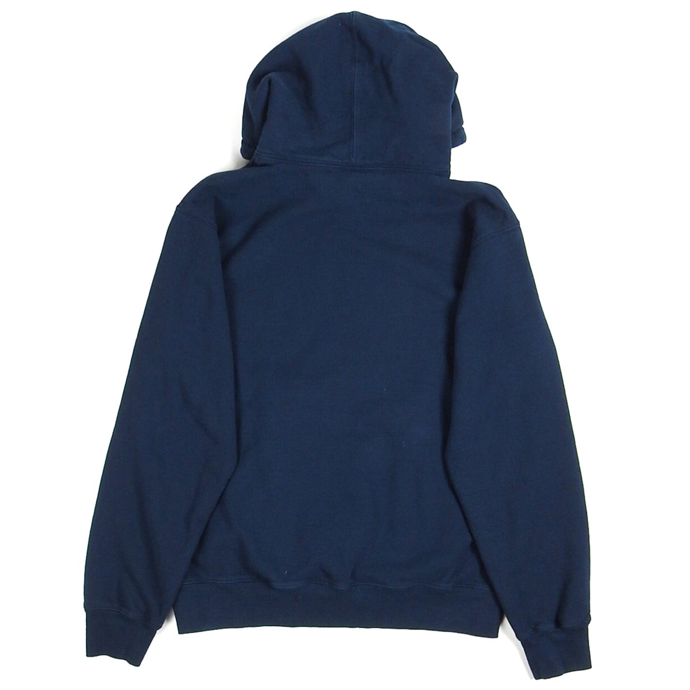 Supreme Navy Logo Hoodie Size XL