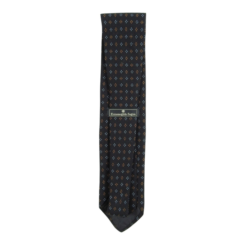 Ermeneglido Zegna Black/Blue/Orange Tie