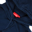 Supreme Navy Logo Hoodie Size XL