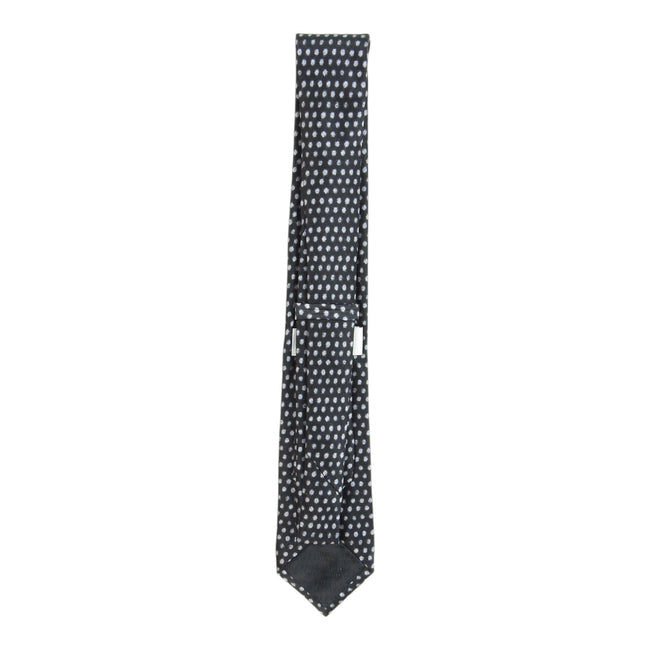 Armani Collezioni Grey Polka Dot Tie