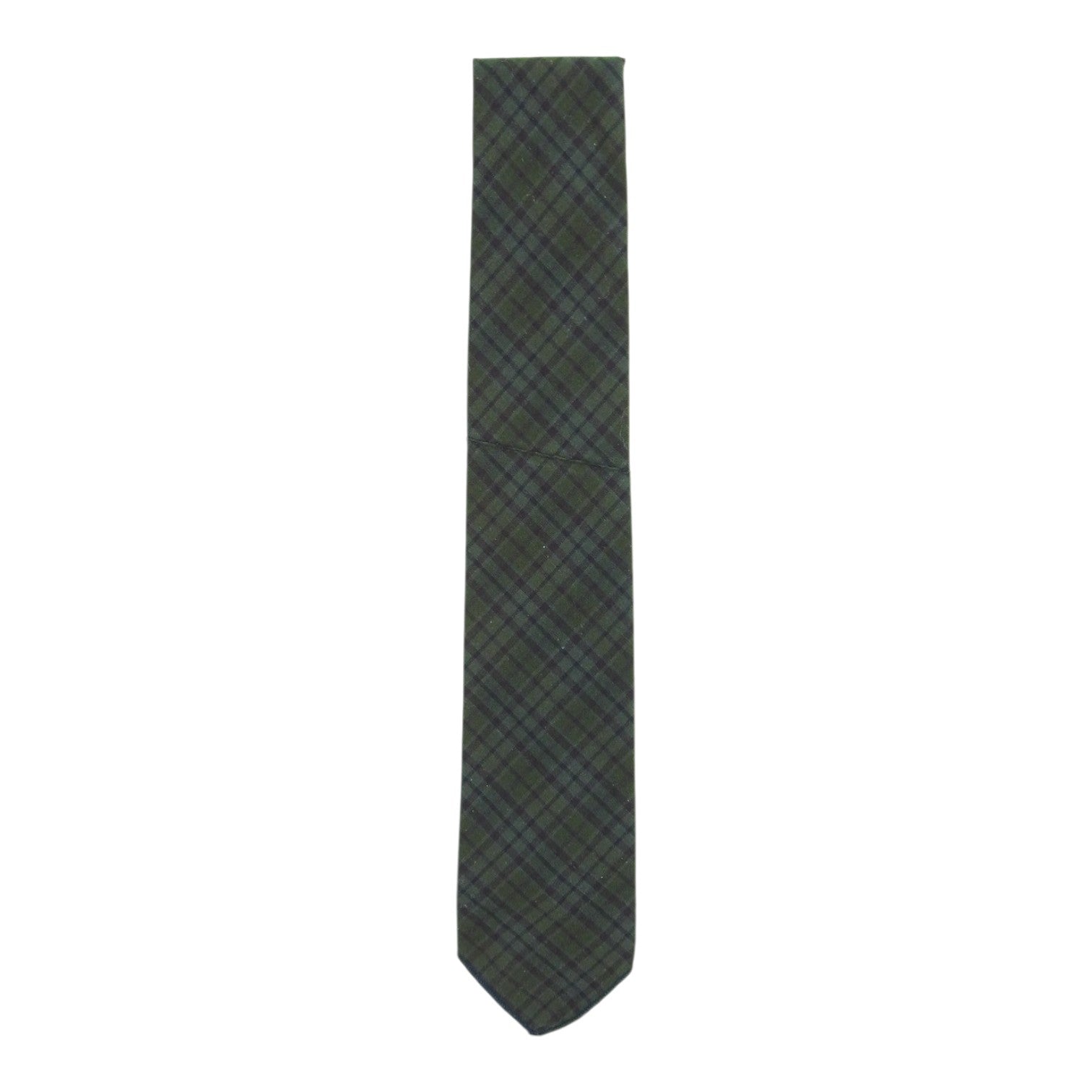 Engineered Garments Green Plaid Seam Detail Tie