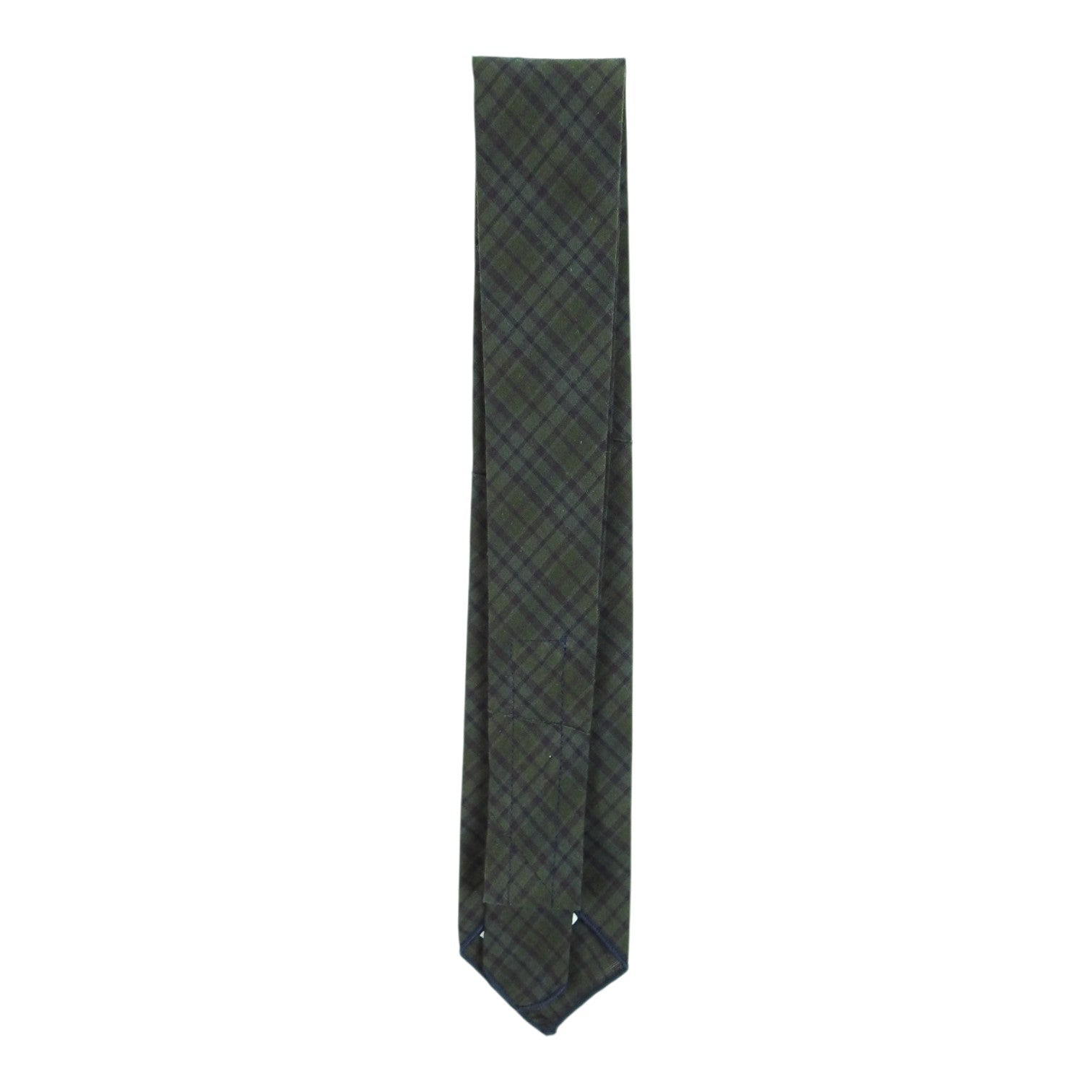Engineered Garments Green Plaid Seam Detail Tie