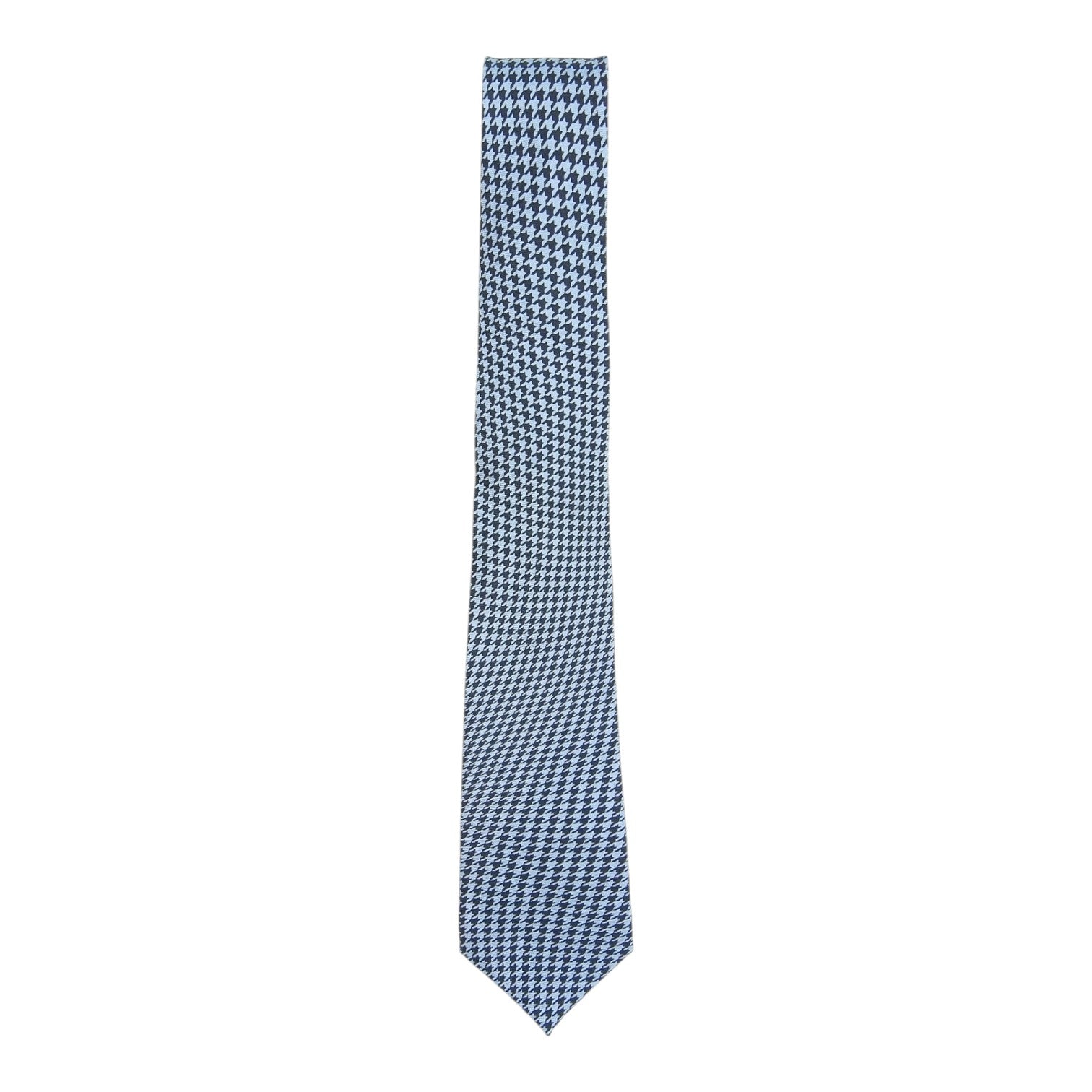 Giorgio Armani Blue Houndstooth Tie