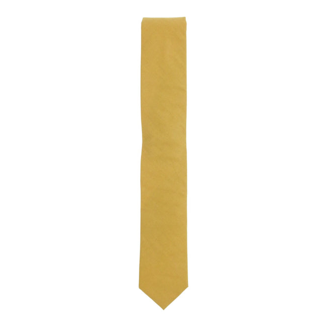 Officine General Tan Cotton Tie