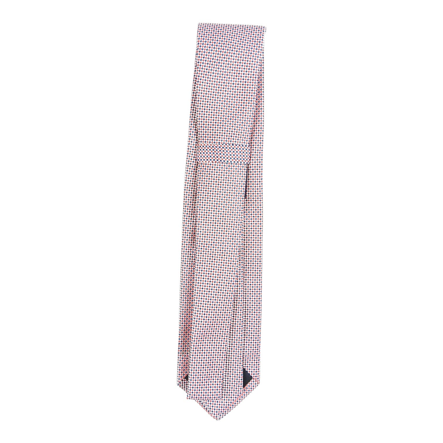 Drake's Blue/Red Check Tie