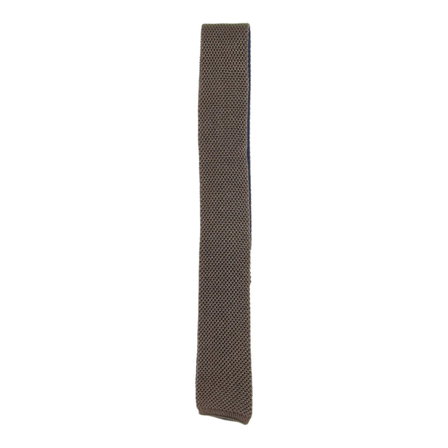 Eleventy Blue/Brown Reversible Knit Tie