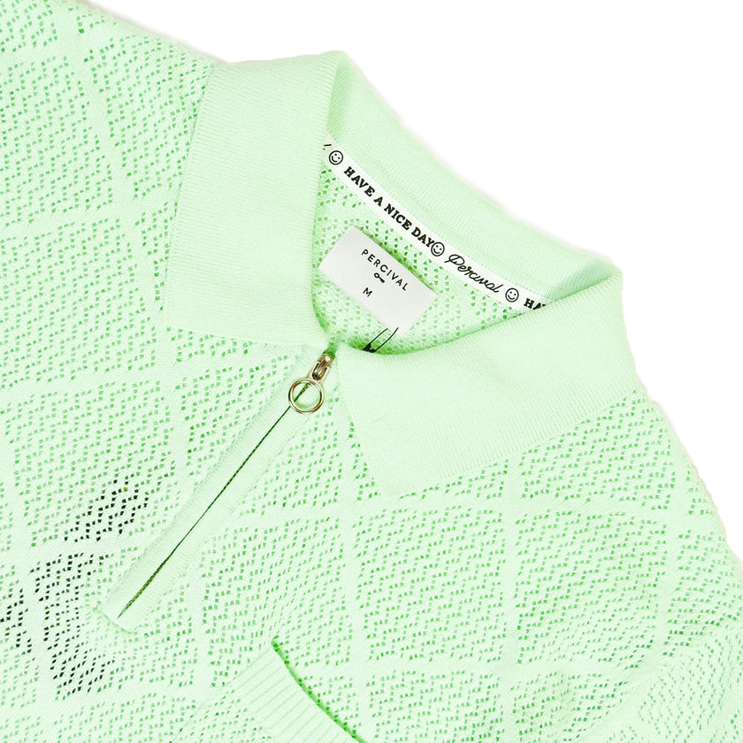 Percival Knit Polo Size Medium