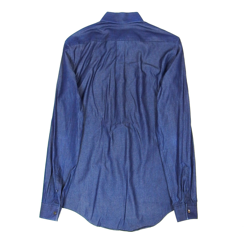 Salvatore Ferragamo Denim LS Shirt Size Small