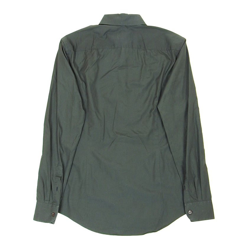 Salvatore Ferragamo Grey LS Shirt Size Small