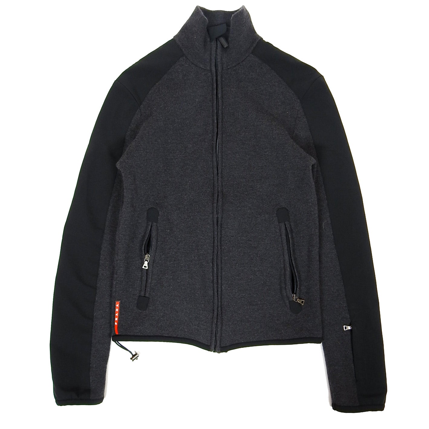 Prada High Neck Zip Up