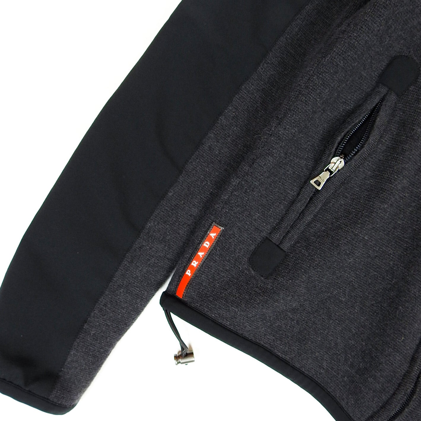 Prada High Neck Zip Up