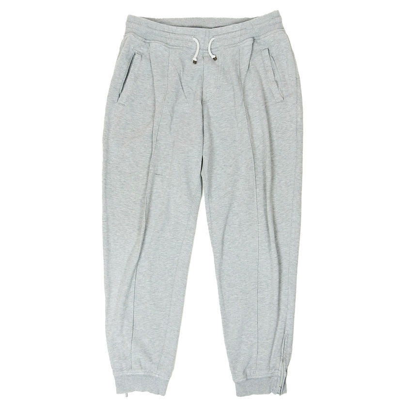 Brunello Cucinelli Grey Side Zip Sweatpants Size Medium
