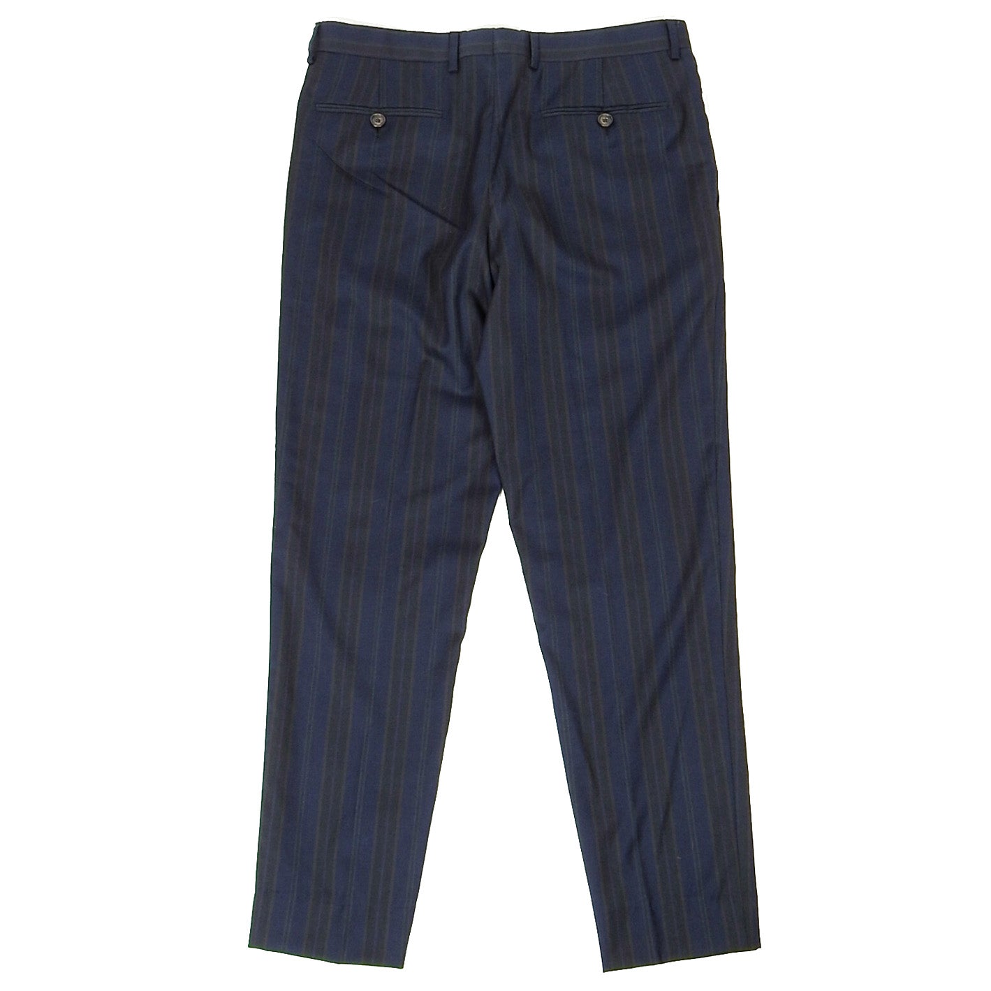 Etro Navy Striped Pants Size 50