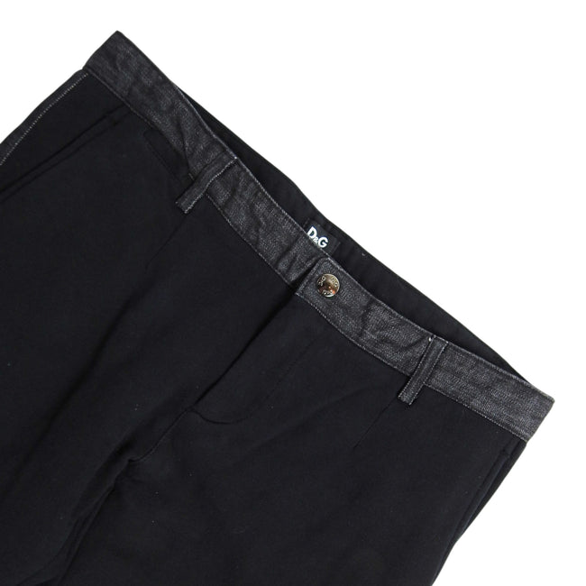 Dolce & Gabbana Denim Trimmed Trousers Size 48