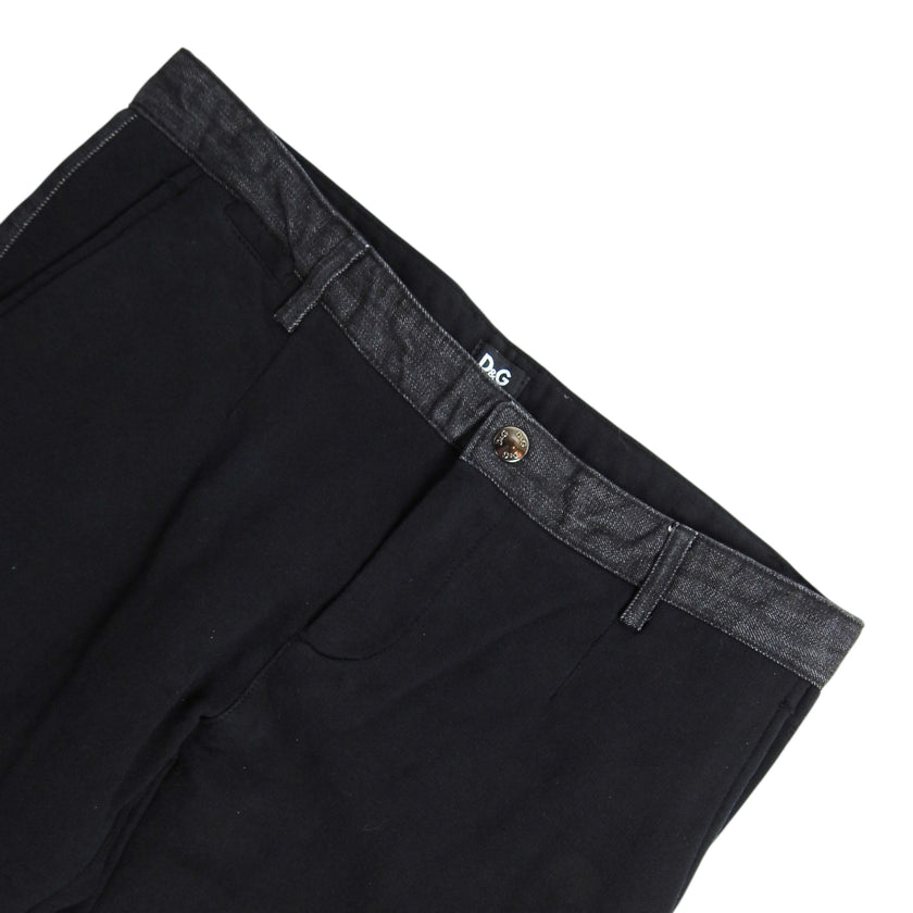 Dolce & Gabbana Denim Trimmed Trousers Size 48