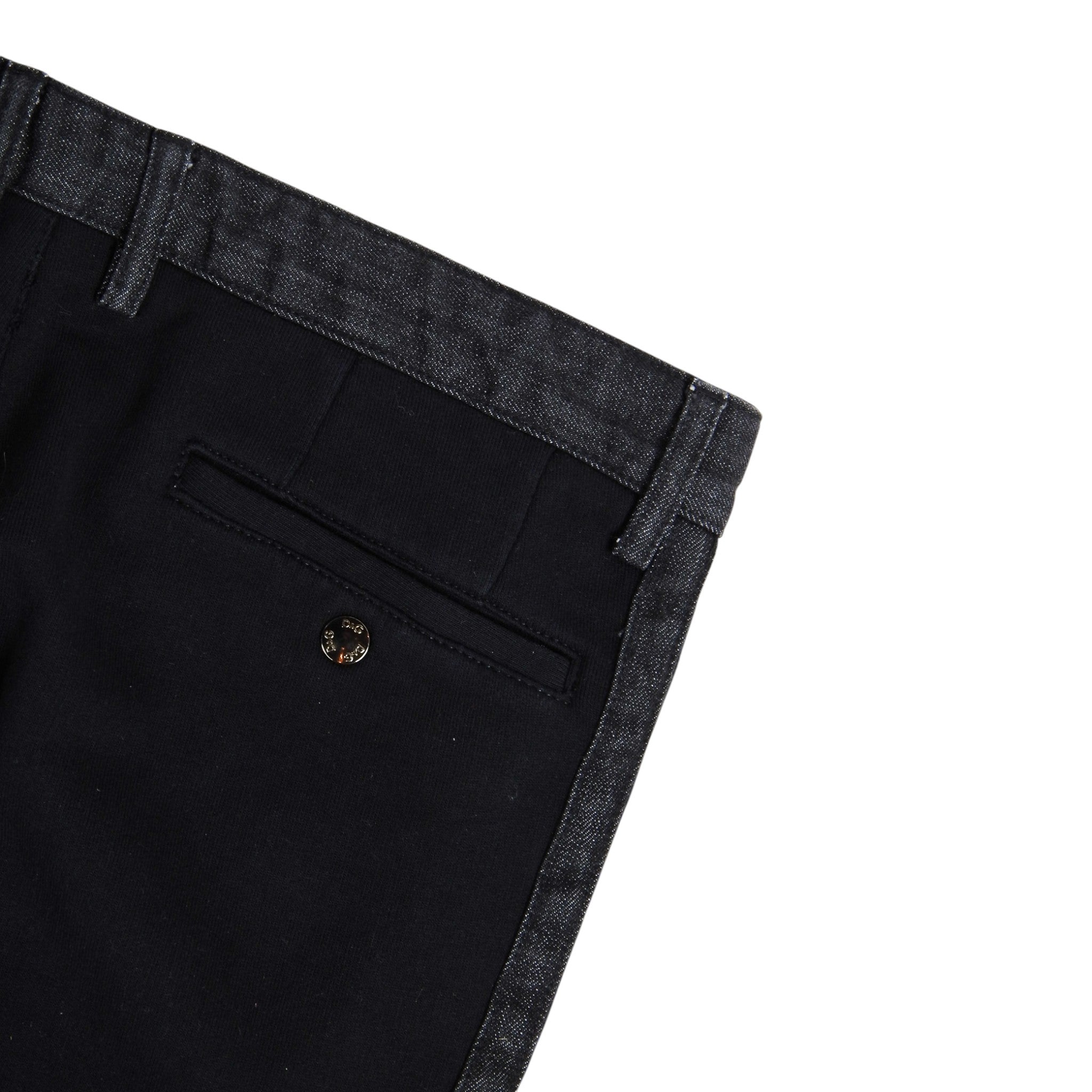 Dolce & Gabbana Denim Trimmed Trousers Size 48