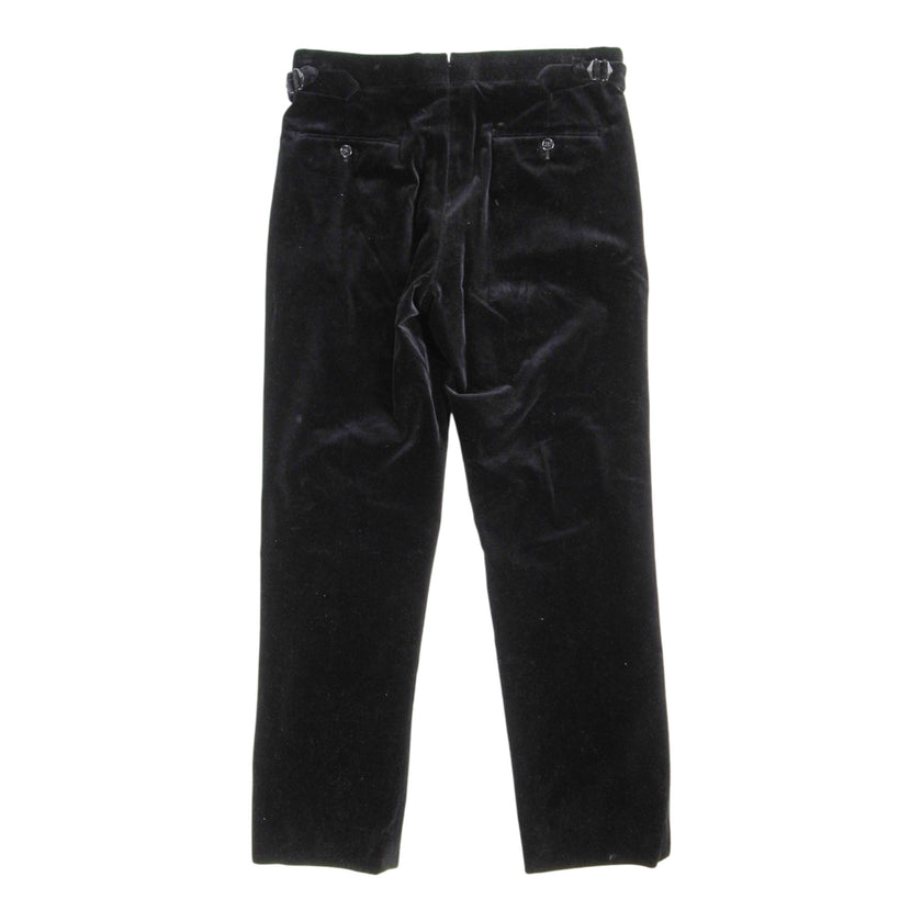 Ralph Lauren Purple Label Velour Trousers Size 32